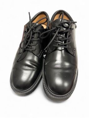 Coach Black Leather Derby Shoes